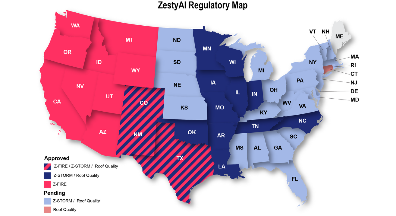 ZestyAI Regulatory Map