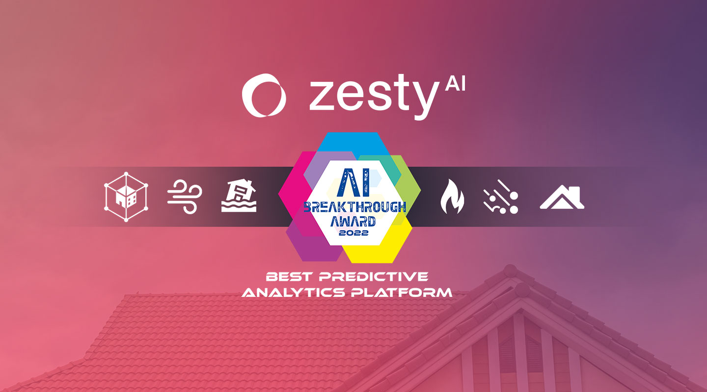 ZestyAI Named “Best Predictive Analytics Platform” in 2022 Artificial Intelligence Breakthrough Awards Program